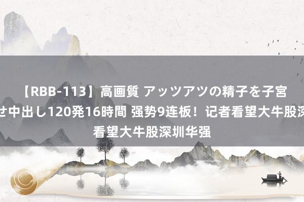 【RBB-113】高画質 アッツアツの精子を子宮に孕ませ中出し120発16時間 强势9连板！记者看望大牛股深圳华强