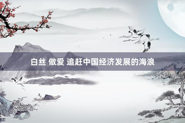 白丝 做爱 追赶中国经济发展的海浪