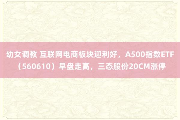 幼女调教 互联网电商板块迎利好，A500指数ETF（560610）早盘走高，三态股份20CM涨停