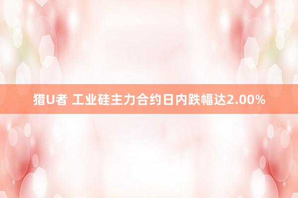 猎U者 工业硅主力合约日内跌幅达2.00%